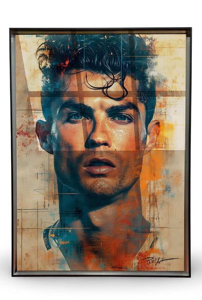 Abstract Cristiano Ronaldo