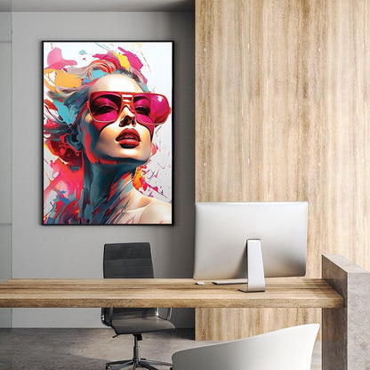 Abstract Portrait of Woman