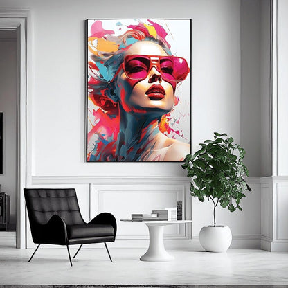 Abstract Portrait of Woman