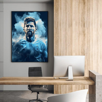 Lionel Messi Portrait art