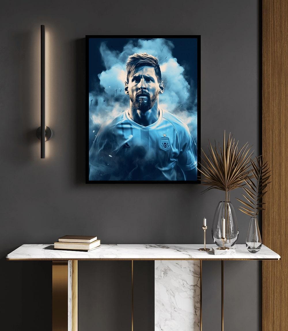 Lionel Messi Portrait art
