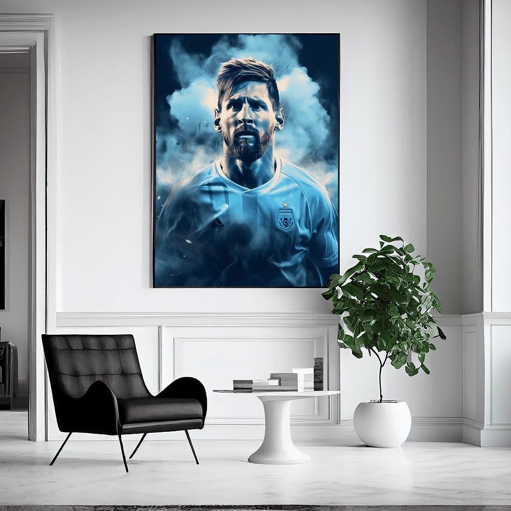 Lionel Messi Portrait art