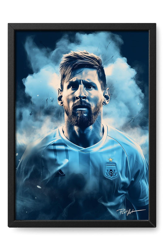 Lionel Messi Portrait art