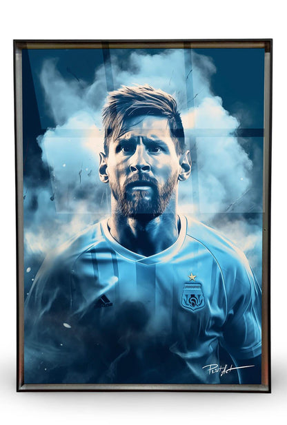 Lionel Messi Portrait art