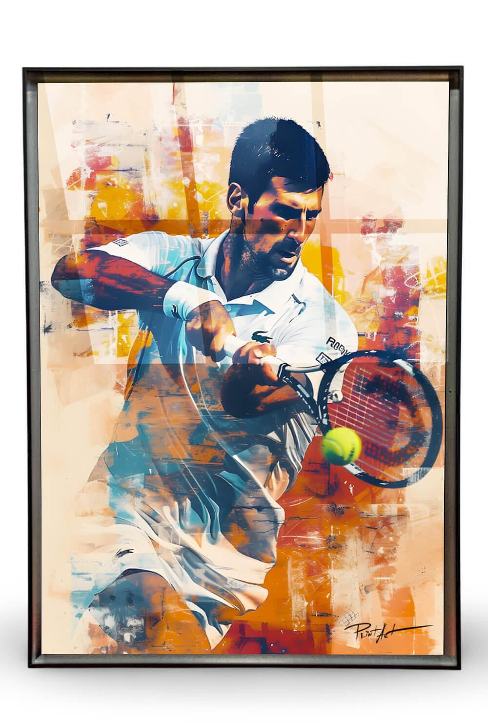 Novak Djokovic Art