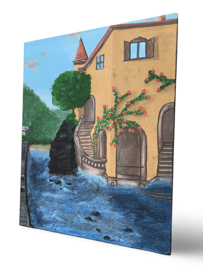 La Casa - ръчно рисувана картина от Артист